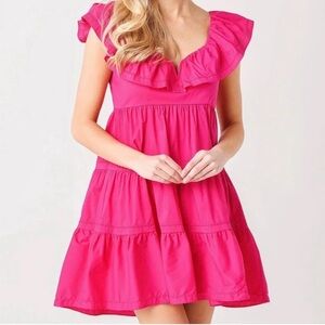 The Saylor Women's Pink Karalyn Dress Size Small